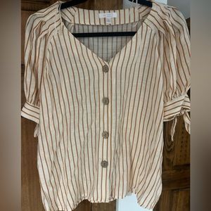 Lauren Conrad striped blouse